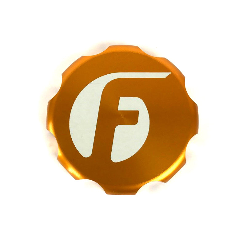 Fleece Performance FPE-OC-CR-F-ORG 016 Cummins Billet Oil Cap Cover - Orange