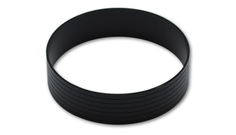 Vibrant 12563 HD Aluminum Union Sleeve for 2in OD Tubing - Hard Anodized Black