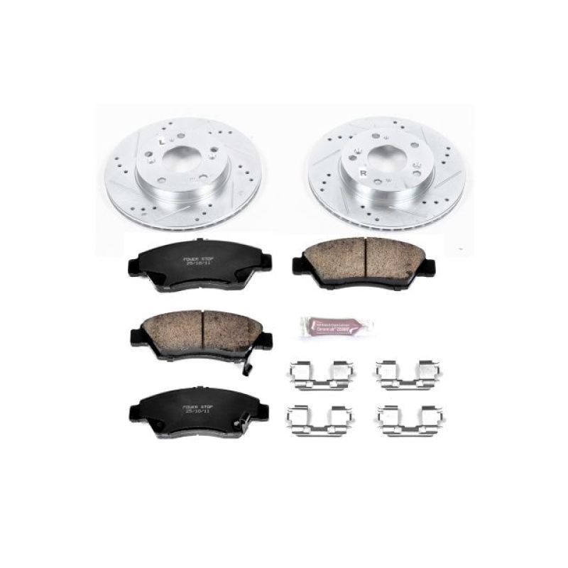 PowerStop K6317 fits Acura 13-15 ILX Front Z23 Evolution Sport Brake Kit