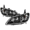 SPYDER 9042706 xTune 04-05 fits Honda Civic OEM Style Headlights Black