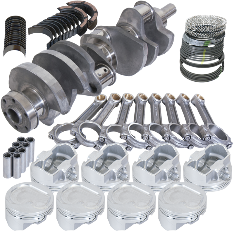 Eagle 64701000 fits Ford 351C 4.000in Crank 6.000in I-Beam Rods -18cc 4.000in Pistons Rotating Assembly