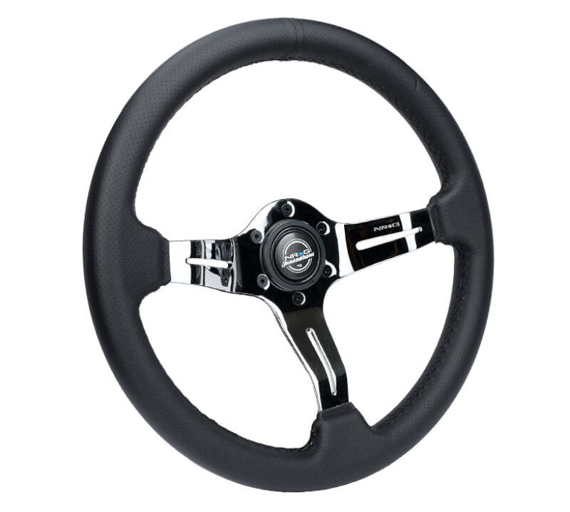 NRG ST-010CH-PR ST-010CH-PR Light Weight Gaming Steering Wheel - Splitz Chrome