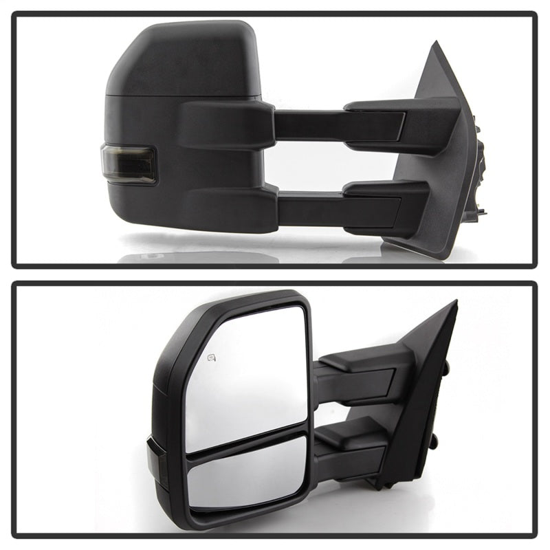 xTune 9943065 15-17 fits Ford F-150 Heated LED Telescoping Pwr Mirrors - Smk (P