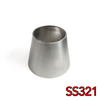 Stainless Bros 707-07650-0000 2in to 3in SS321 Transition Reducer 2.375in Overal