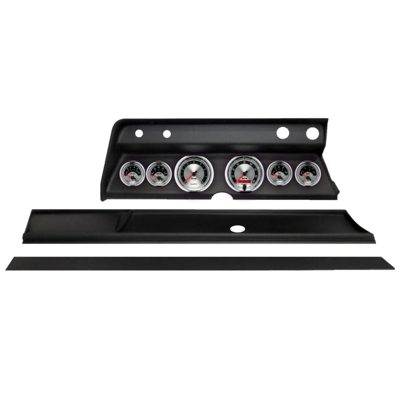AutoMeter 2932-01 Autometer American Muscle Direct Fit Dash Kit 1967 fits Chevy Chevelle (2 x 3-3/8in. / 4 x 2-1/16in.)