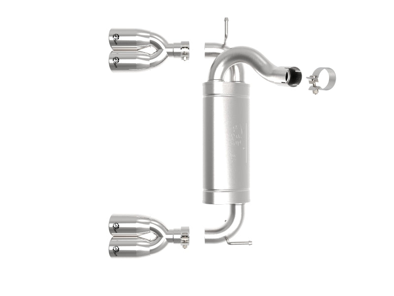 AFE 49-38086-P Series 2.5in 304 SS Axle-Back Exhaust Polished 07-18 fits Jeep