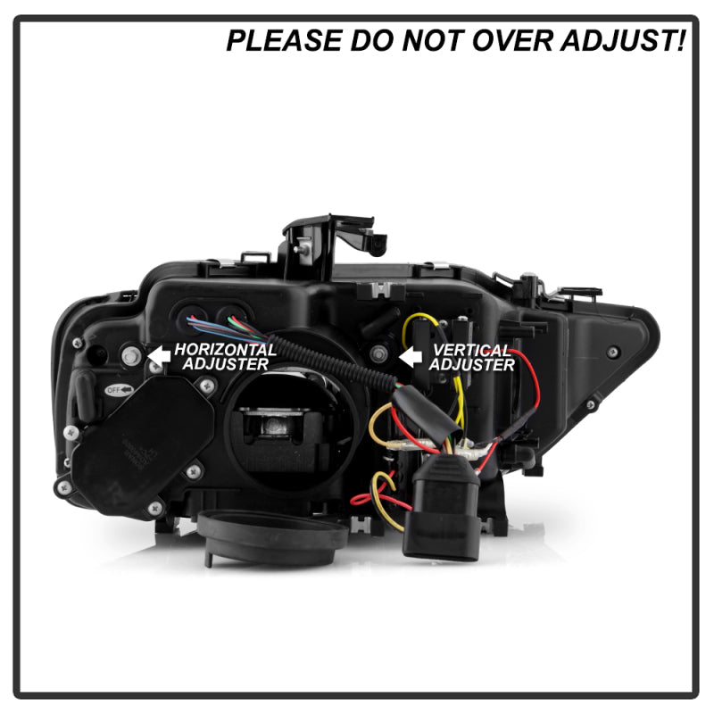 Spyder 5088345 fits Audi 13-16 A4/S4 Halogen Model Only High-Power LED Headligh