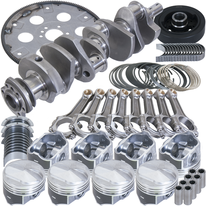 Eagle B18401060 fits Chevy 454 4.000in Crank 6.135in I-Beam Rod 22cc 4.310in Pistons 168 Tooth FP Balanced Assembly