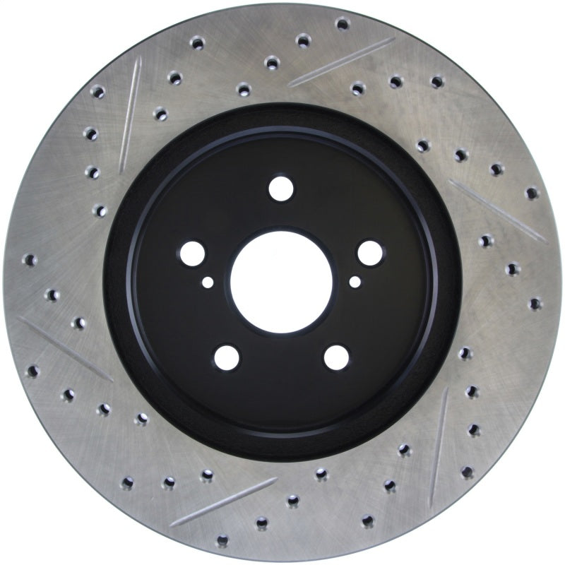 Stoptech 127.44130L 04 Lexus RX330 SportStop Slotted & Drilled Left Rear Rotor