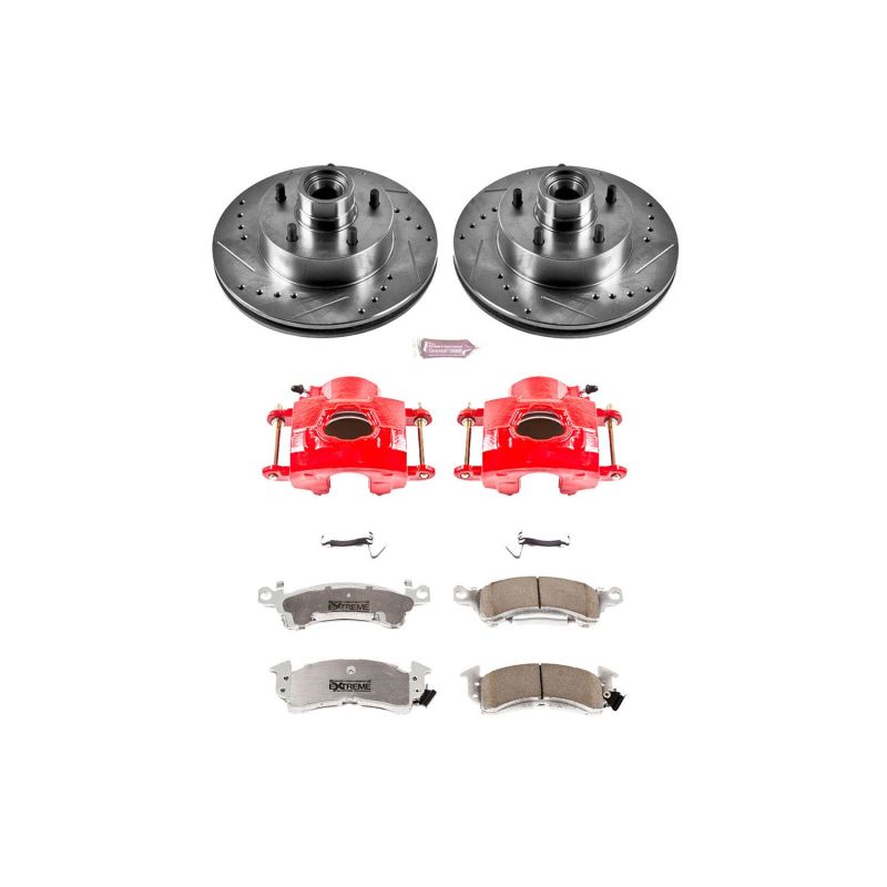 Power Stop KC2580-26 77-78 Buick LeSabre Front Z26 Street Kit w/Cals