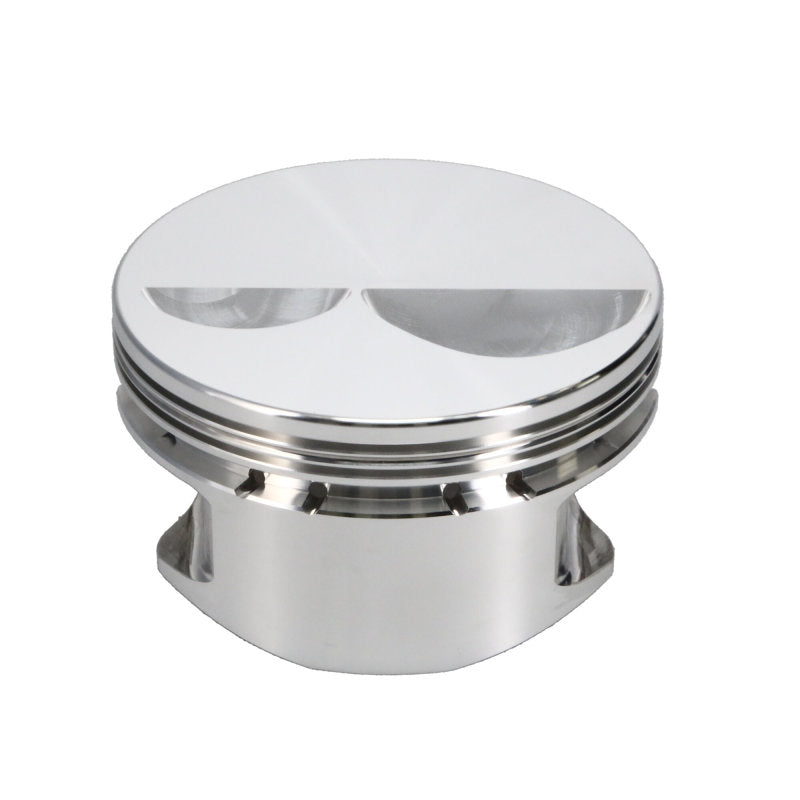 Manley 590660-8 fits Chevy Small Block Platinum Series Flat Top Piston Set - 1.