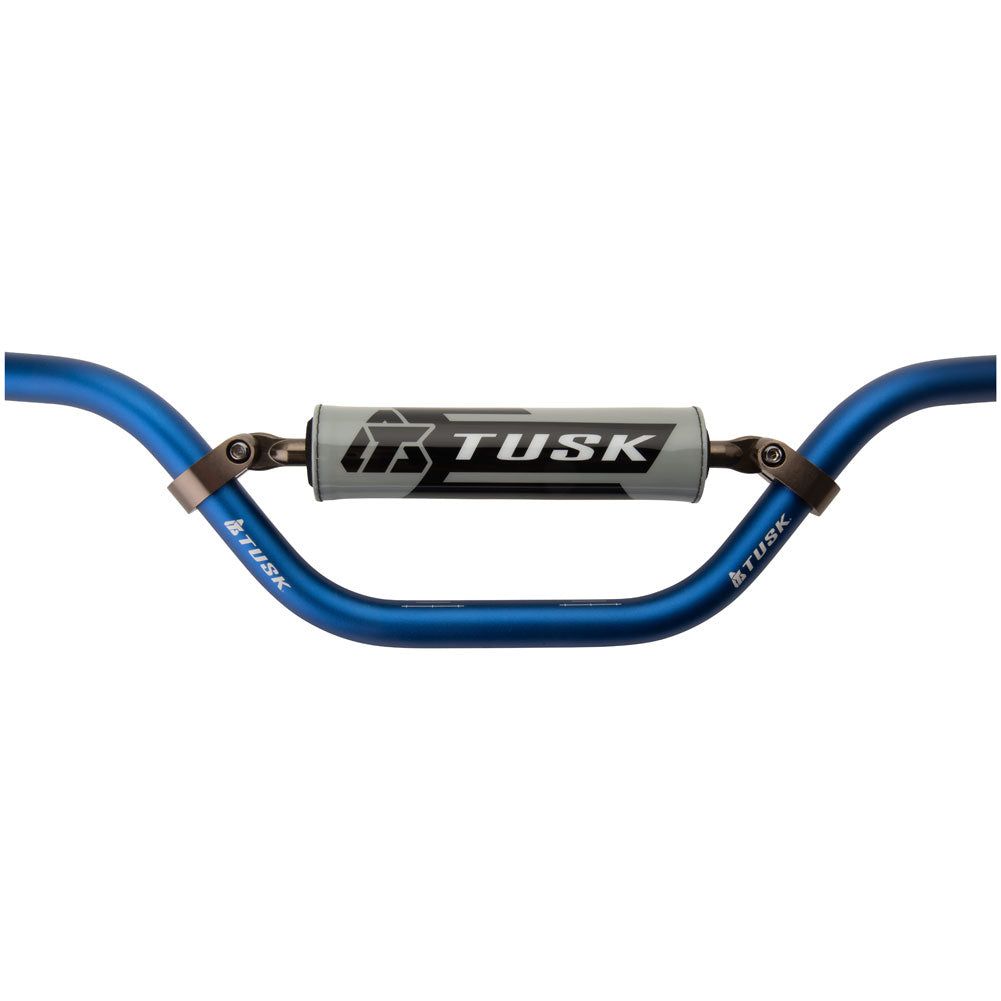 Tusk 1127790048 T-10 Aluminum 7/8" Handlebar Mini CR High Bend Blue