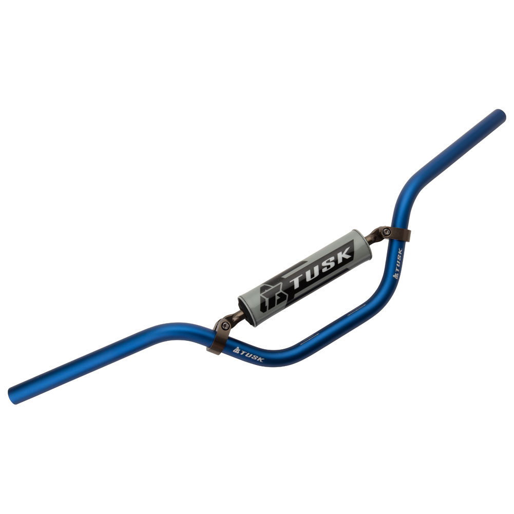 Tusk 1127790050 T-10 Aluminum 7/8" Handlebar Mini SX High Bend Blue