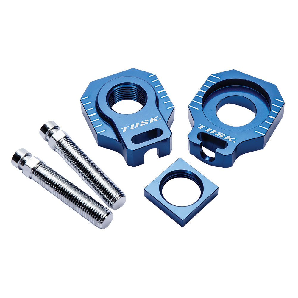 Tusk 1140330017 Racing Axle Blocks Blue