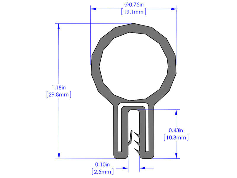 AFE 59-10092 MagnumFORCE Spare Parts Trim Seal Kit (1/16IN X 3/4IN) x 36IN L