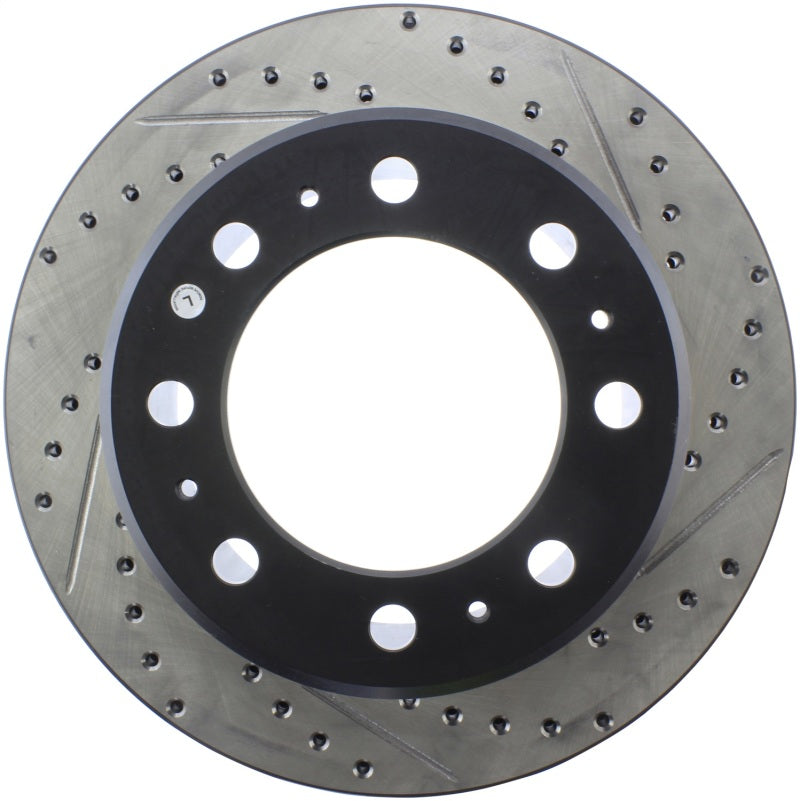 Stoptech 127.67080L Sport Drilled & Slotted Rotor - Front Right