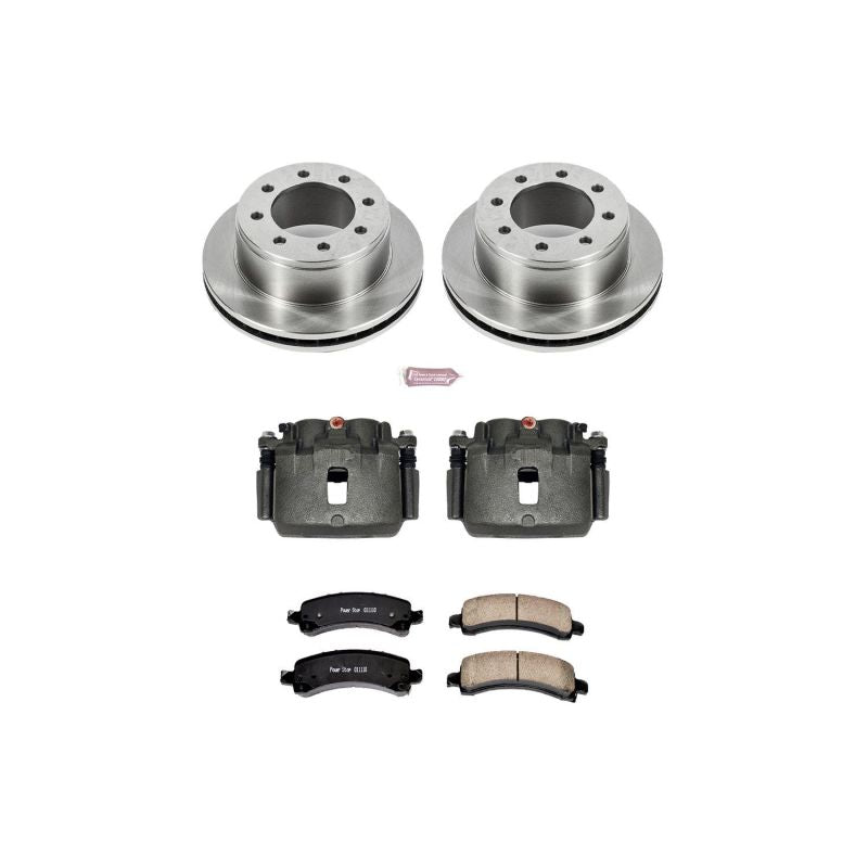 Power Stop KCOE2043 14-16 fits GMC Savana 3500 Rear Autospecialty Kit w/Cals