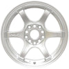 Gram Lights WGIE28AS 57DR 15x8.0 +28 4-100 Sunlight Silver Wheel