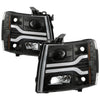 Spyder 5087614 fits Chevy 07-13 Silverado 1500 /2500HD/3500HD 07-14 LED Black P