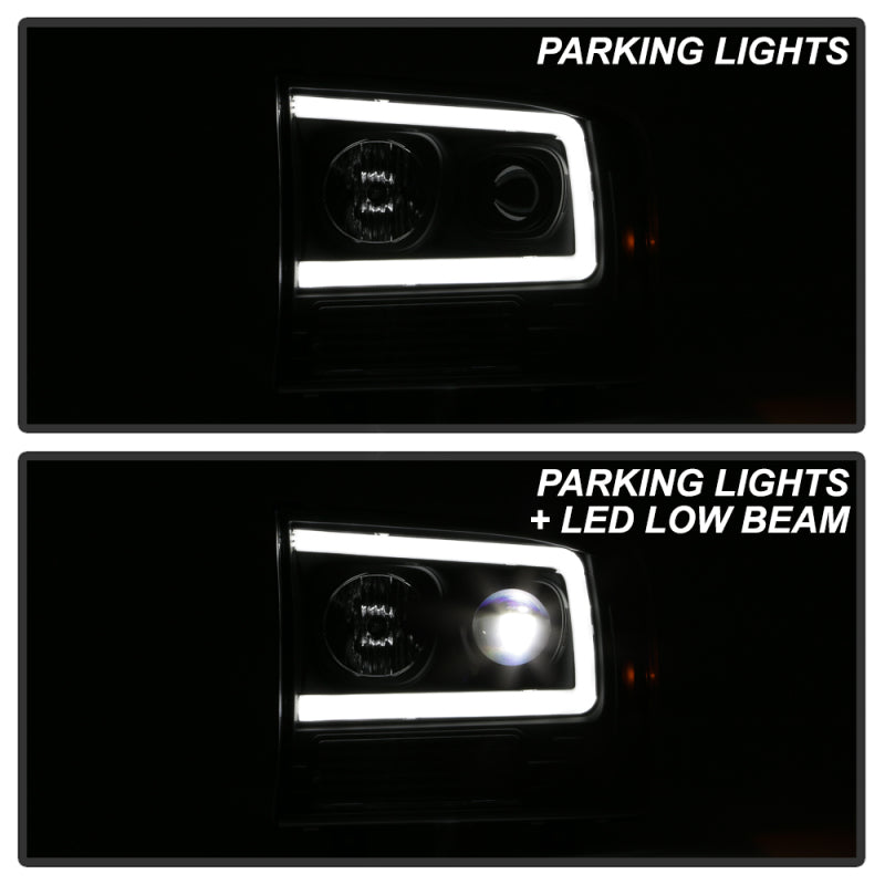 Spyder 5088062 fits Ford 99-04 F-250 /Excursion 00-04 1 Piece LED Headlights -