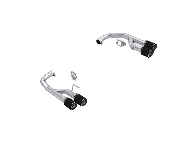 MBRP S72813CF 24-25 fits Ford Mustang GT 5.0L T304 SS 2.5in Axle-Back Dual Rear w/ Quad Carbon Fiber Tips