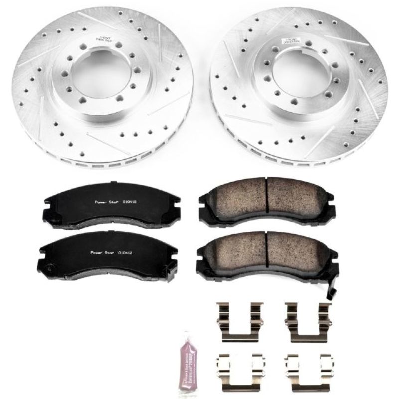 PowerStop fits Mitsubishi 91-96 Montero Front Z23 Evolution Sport Brake Kit