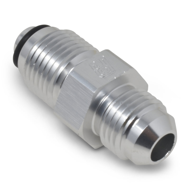 Russell 648040 Performance -6 AN (male to 11/16in-18 O-ring seal) Power Steering Adapter. Clear anodized
