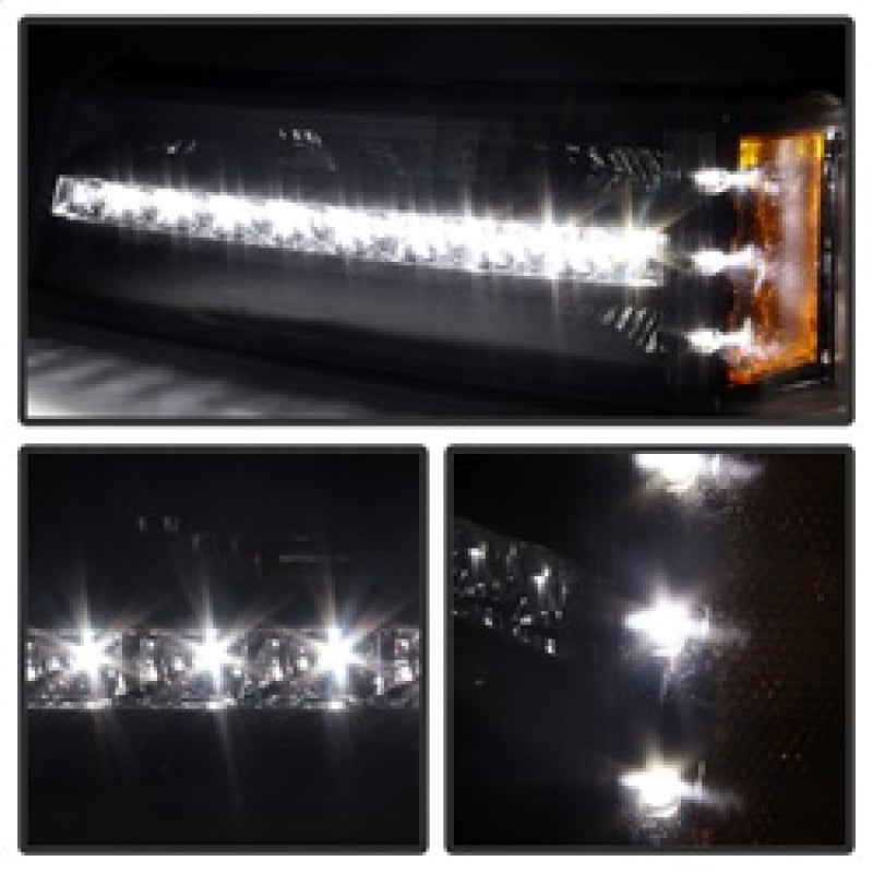 9027482 Xtune fits Chevy 03-06 Silverado / Avalanche 02-06 LED Bumper Lights B