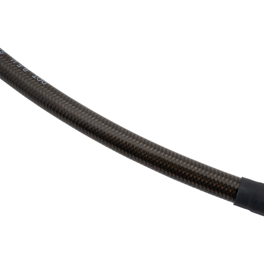 Tusk 1201540040 Front Motorcycle Steel Braided Brake Line Standard Length Black