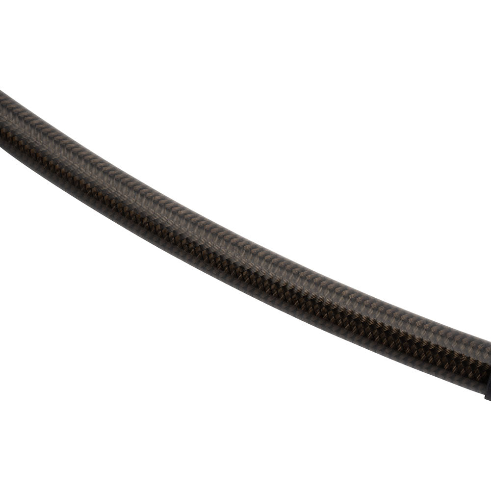 Tusk 1201550010 Front Motorcycle Steel Braided Brake Line CR Style Black