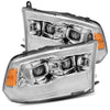 AlphaRex 880598 fits Dodge 09-18 Ram 1500HD PRO-Series Projector Headlights Pla
