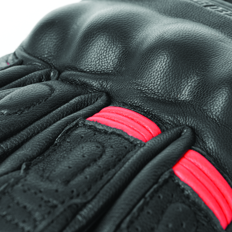 Speed and Strength 892320 Twist of Fate Leather Gloves Black/Red - Small