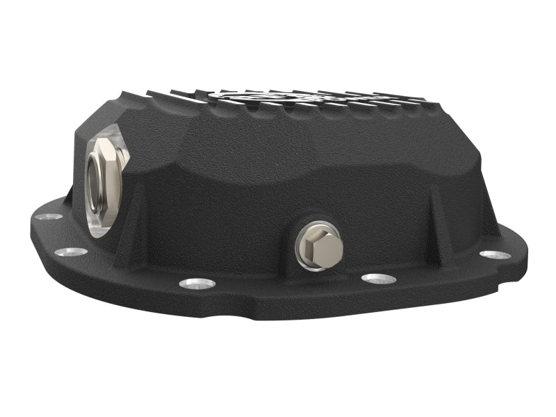 aFe 46-71410B 90-14 fits Ford F-150 Rear Differential Cover - Blk w/ Machined Fins