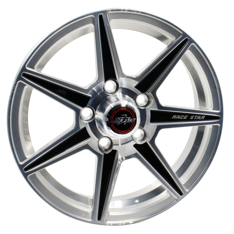 Race Star 72-53747172M 72 ValStar 15x3.75 / 5x4.75BC / 1.75BS / 3.072in CB / Machined w/Black Accents Wheel