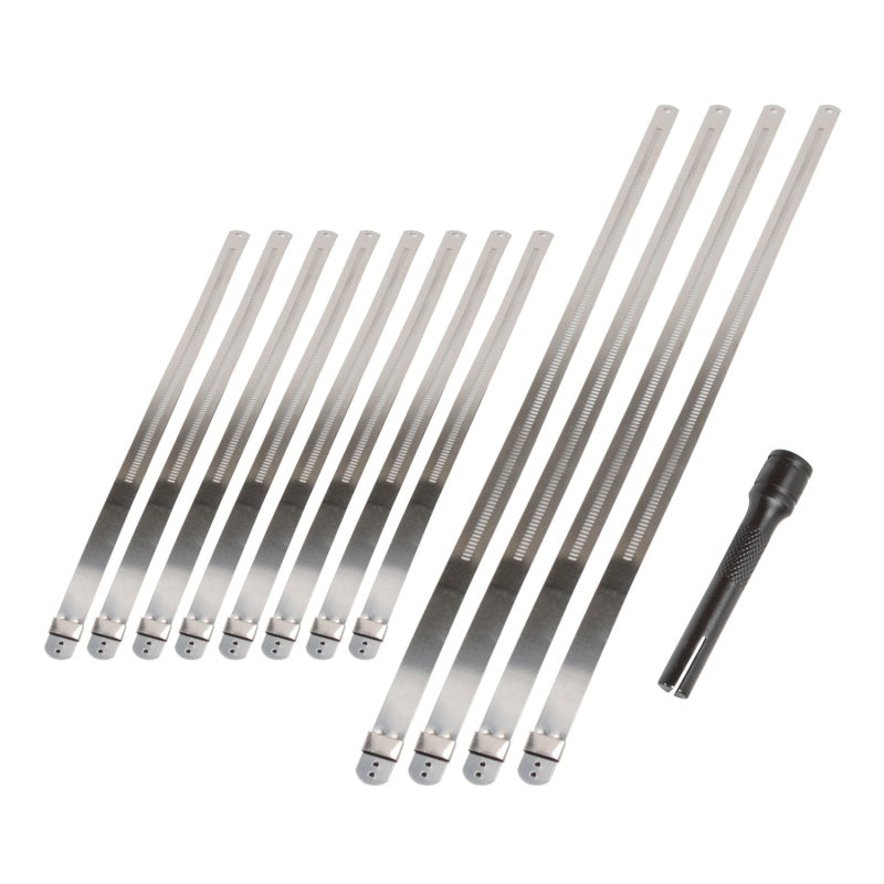 DEI 10219 Stainless Steel Positive Locking Tie & Tool Kit - 8in (8 Pack) & 14in