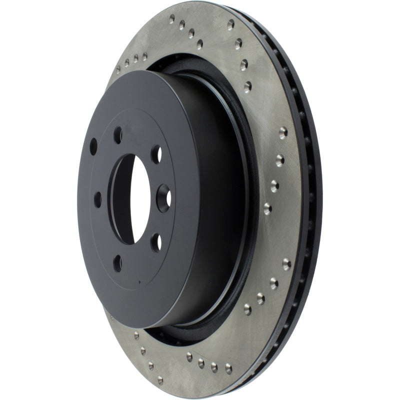 Stoptech 128.22010CL 05-09 Land Rover LR3 / 06-13 Land Rover Range Rover Sport Drilled Left Rear Cryo Rotor