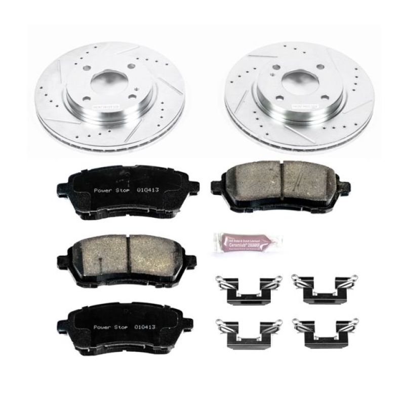 PowerStop K5969 fits Ford 11-19 Fiesta Front Z23 Evolution Sport Brake Kit