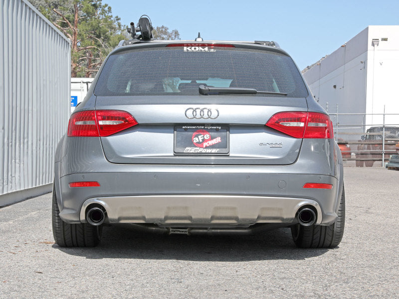 AFE 49-36438-B orce-Xp 13-16 fits Audi Allroad L4 SS Cat-Back Exhaust w/Black T