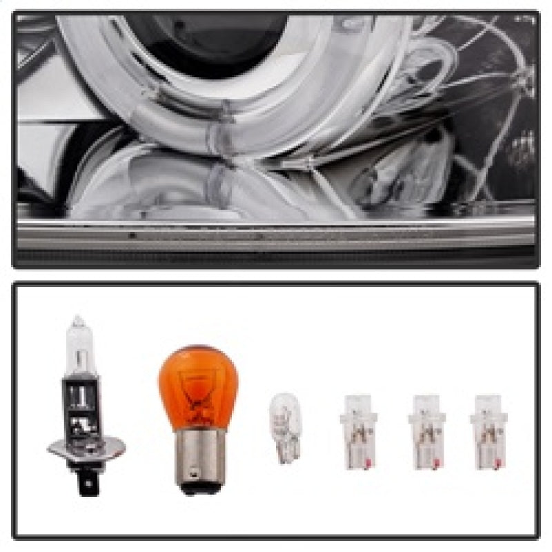 Spyder 5011602 fits Pontiac 05-08 G6 2/4DR Projector Headlights LED Halo LED Ch