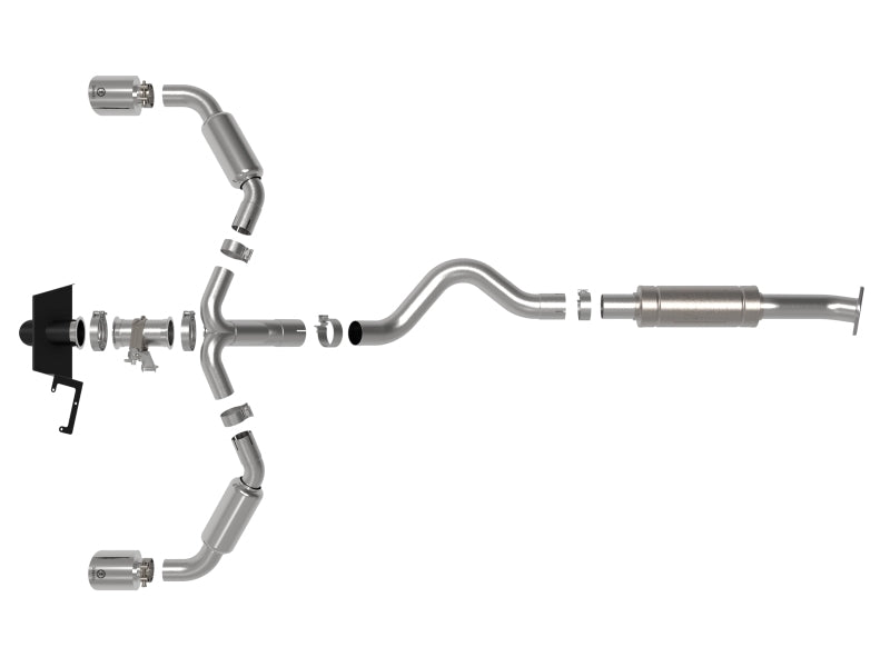AFE 49-36067-P fits Toyota GR Corolla L3 1.6L (t) Gemini XV 3in to 2-1/2in Cat