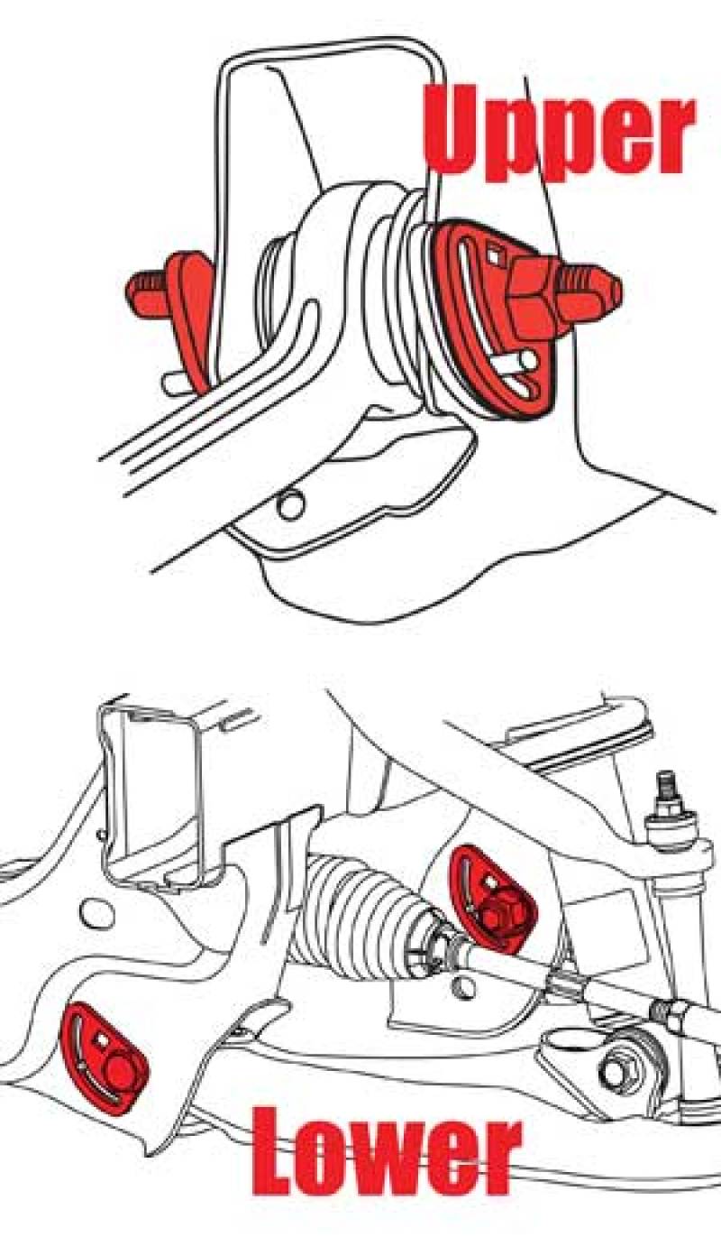 SPC Performance 86376 11+ fits Chevy/fits GMC 2500HD / 3500HD Upper Camber/Caster Kit
