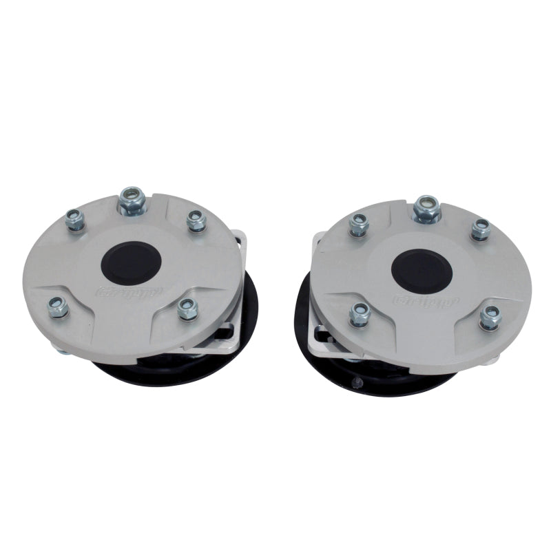 BBK 2551 Mustang Caster Camber Plate Kit - Silver Anodized Finish