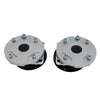 BBK 2551 Mustang Caster Camber Plate Kit - Silver Anodized Finish
