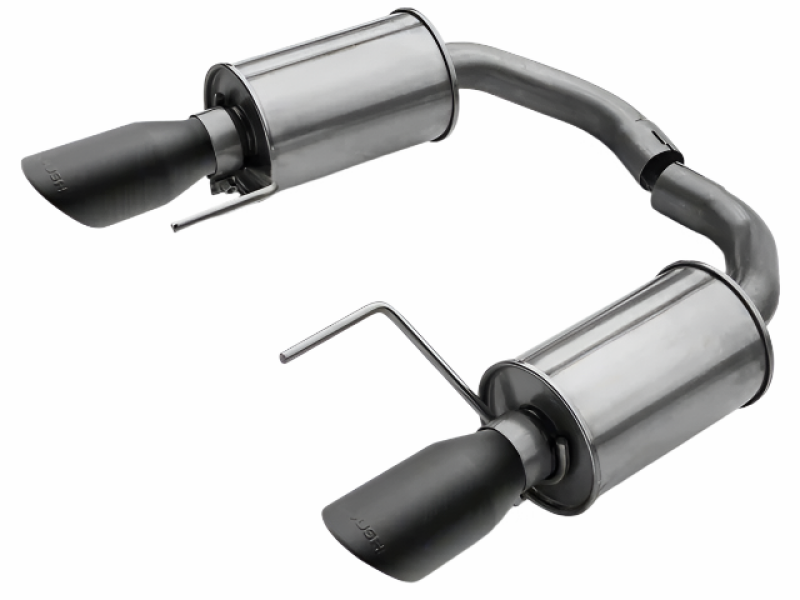 Roush 421837-BLK 2015 fits Mustang V6 / EcoBoost Black Tip Axle Back Exhaust