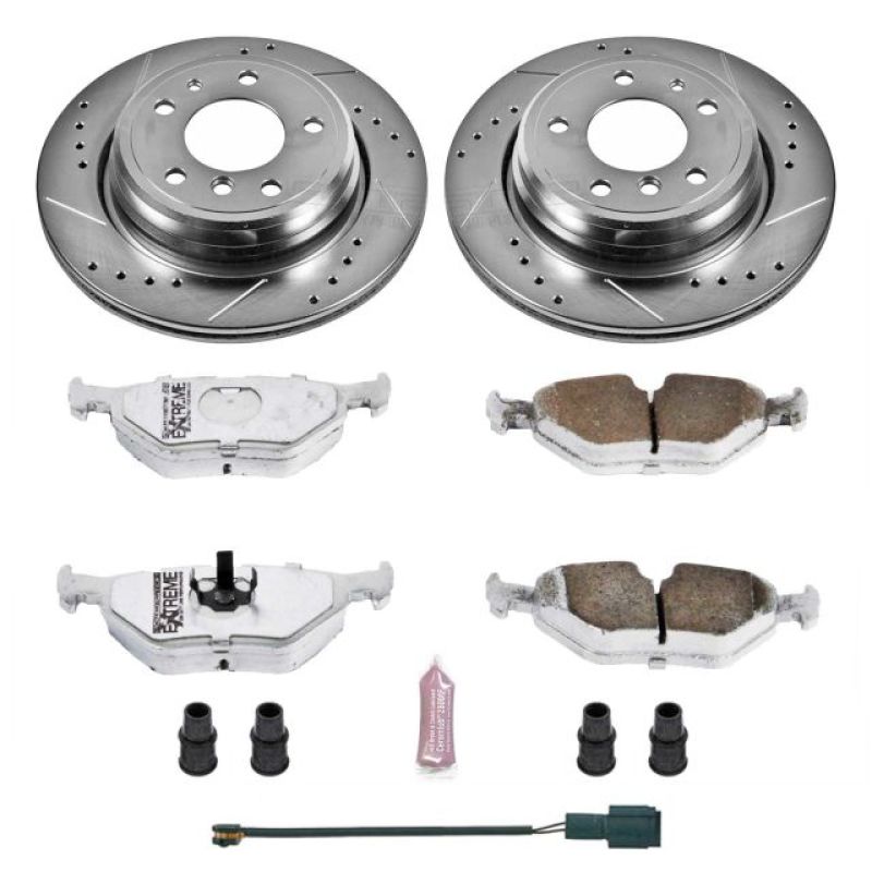 PowerStop K557-26 94-95 fits BMW 540i Rear Z26 Street Warrior Brake Kit