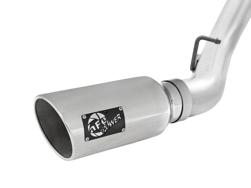 AFE 49-04080-P Exhaust 4in Dual DPF-Back Al Steel w/ Pol Tips 16-17 fits GM Die