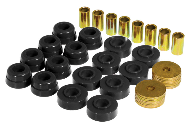 Prothane 7-133-BL fits Chevy 73-82 Corvette Body Mount Kit - Black
