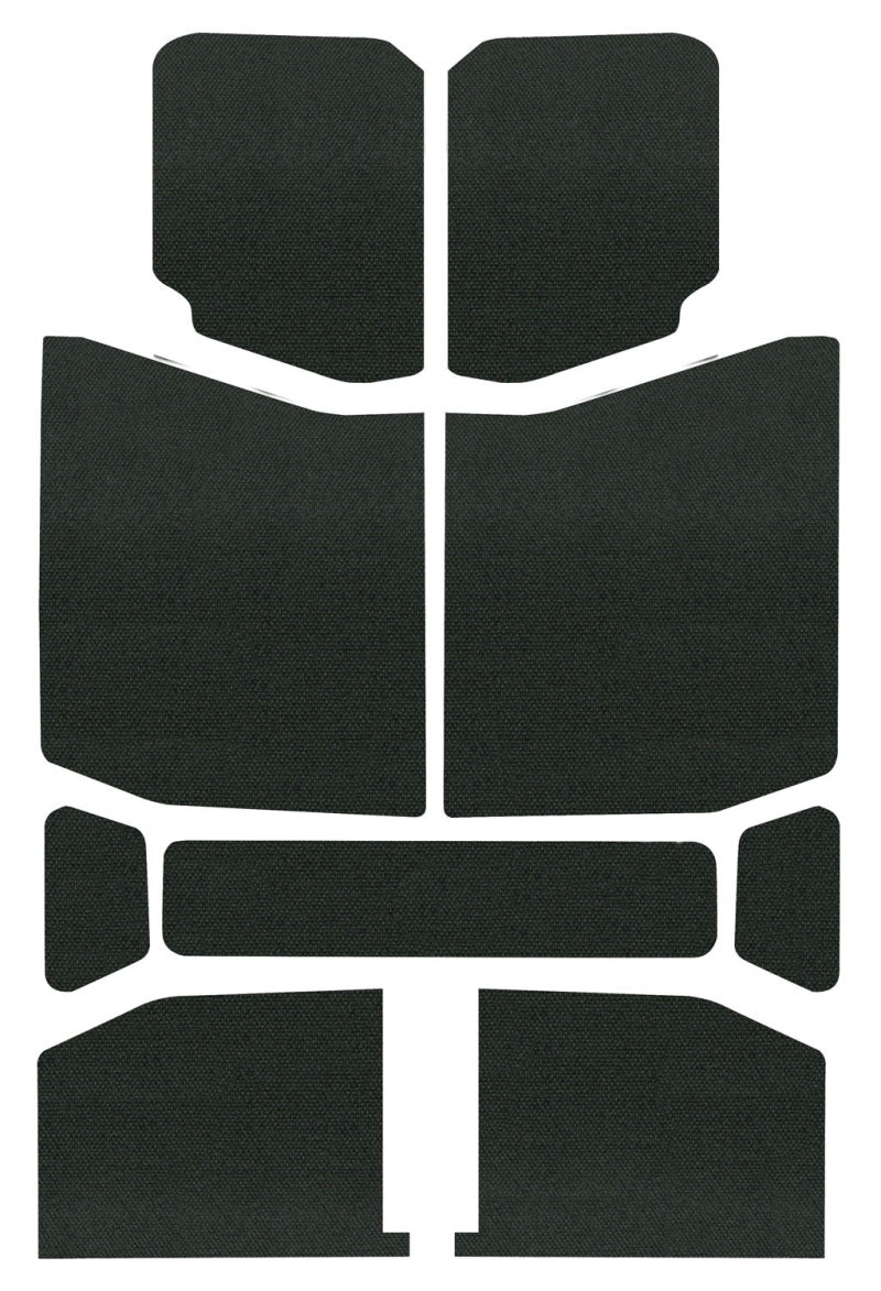 DEI 50168 fits Jeep 18-23 Wrangler JL 4-Door Boom Mat Headliner - 9 Piece - Bla