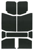 DEI 50168 fits Jeep 18-23 Wrangler JL 4-Door Boom Mat Headliner - 9 Piece - Bla