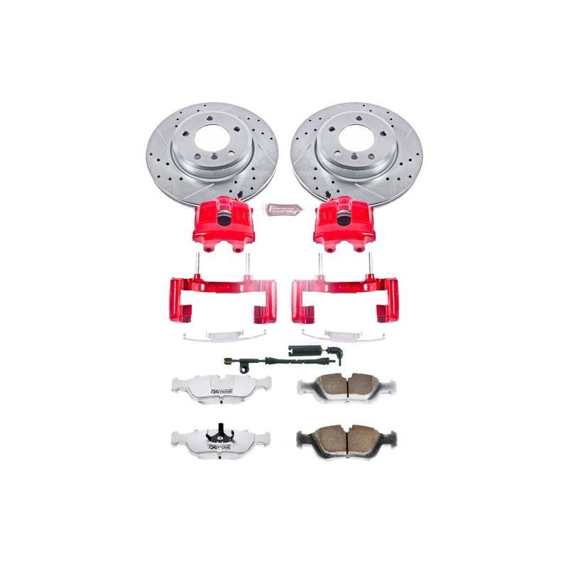 PowerStop KC869 26 fits BMW 323i Front Z26 Street Warrior Brake Kit w/Calipers